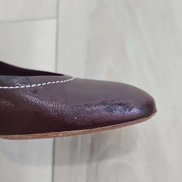 Vintage Prada Dark Brown Leather Heels - Picture 11 of 15